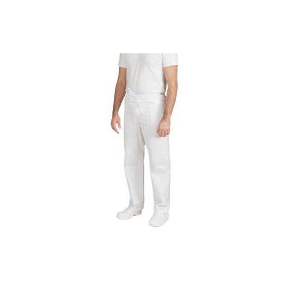 GIBLORS ALAN PANTALONE BIANCO CON LACCIO TAGLIA L -1-