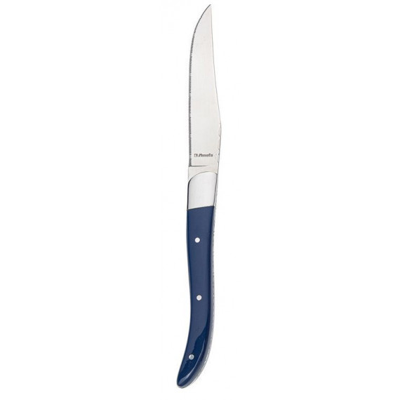 AMEFA ROYAL COLTELLO BISTECCA LAMA DENTATA MANICO BLU PEZZI 12 -1-