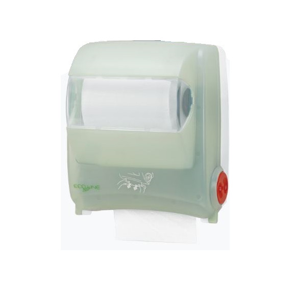 ECOLINE DISPENSER SEMIAUTOMATICO PER ASCIUGAMANI A ROTOLO DA  CM.20 H. FASCIA 18/24 -1-