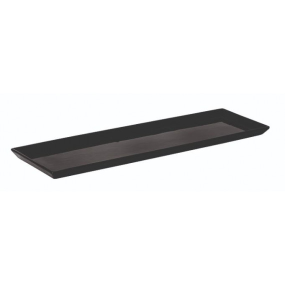 TT VASSOIO RETTANGOLARE NERO CM.44X12E5 H.2 -2-