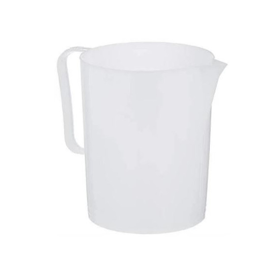 GPT CARAFFA PLASTICA GRADUATA  CM.13E5 H.17 LT.2 -1-