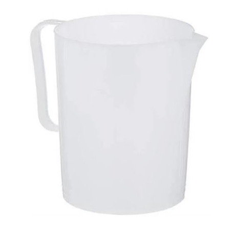 GPT CARAFFA PLASTICA GRADUATA  CM.13E5 H.17 LT.2 -1-