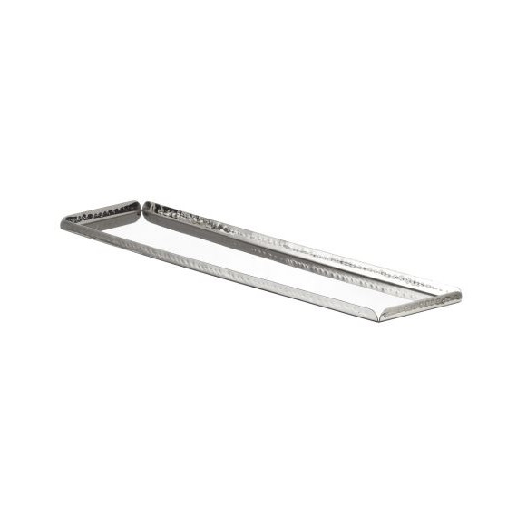 LEO VASSOIO PASTICCERIA/BAR INOX MARTELLATO CM.50X11E5 H.1E3 -1-