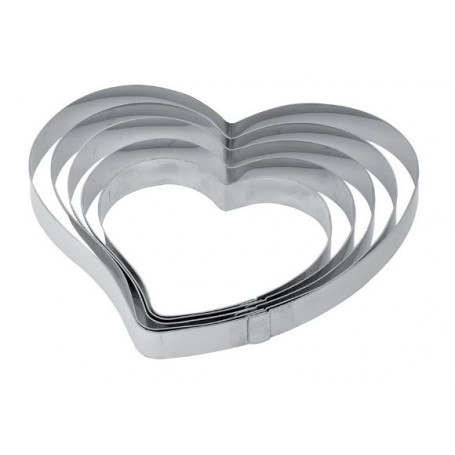 FASCIA INOX CUORE CURVO PER CROSTATA CM.19E5X18 H.2 -1-