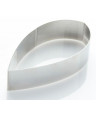 FASCIA INOX QUENELLE PER TORTA CM.22E7X12E4 H.4 -1-