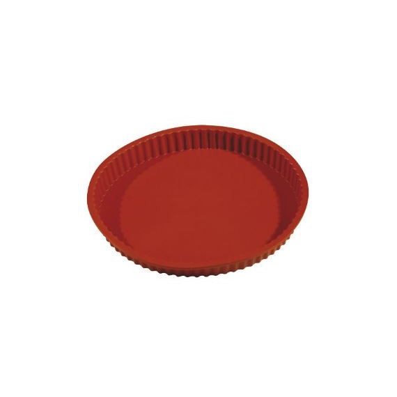 FMX TORTIERA CROSTATA MEDIA IN SILICONE  CM.28 H.3 LT.1E7 -1-