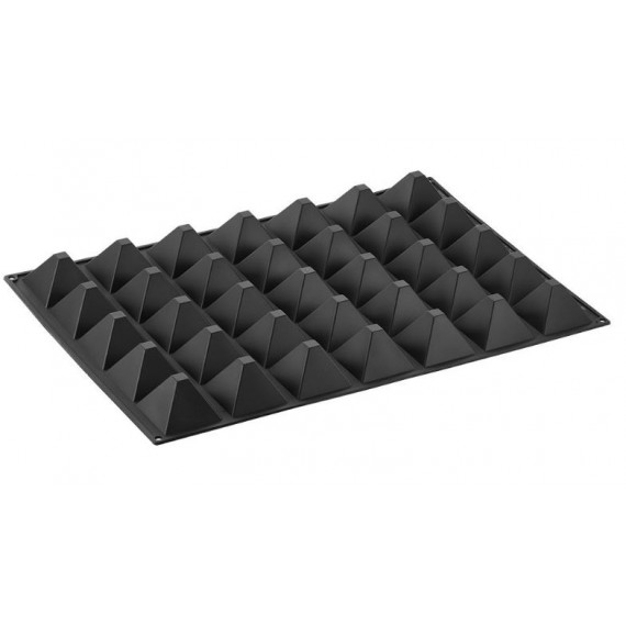 PVX 60X40 STAMPO SILICONE PIRAMIDE MM.70X70 H.4E5 ML.80 IMPRONTE 35 -1-