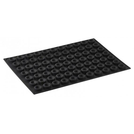 PVX 60X40 STAMPO SILICONE MINI SAVARIN TONDO  MM.40 H.1E3 ML.13 IMPRONTE 77 -1-
