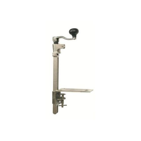 ILSA APRISCATOLE DA BANCO INOX H.74 CON 2 LAME E RUOTE DENTATE DI RICAMBIO -1-