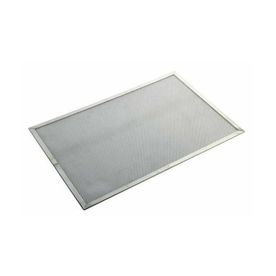 LILLY RETINA RETTANGOLARE INOX CON BORDO CM.60X40 H.0,3 -1-